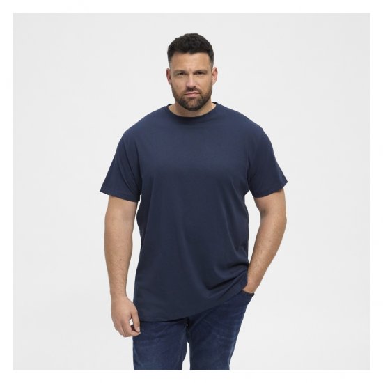 North Latitude Denim 2-Pack T-Shirt Navy Blue - T-paidat - Isot T-paidat 2XL – 14XL