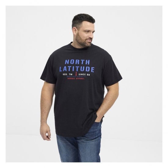 North Latitude Logo T-Shirt Black - T-paidat - Isot T-paidat 2XL – 14XL