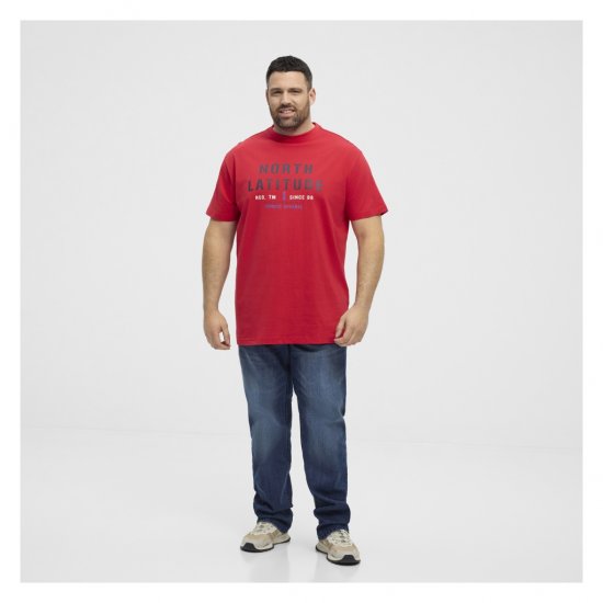 North Latitude Logo T-Shirt Red - T-paidat - Isot T-paidat 2XL – 14XL