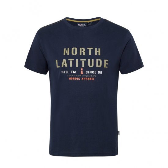 North Latitude Logo T-Shirt Navy - T-paidat - Isot T-paidat 2XL – 14XL