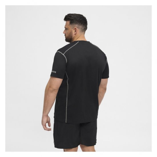 North Latitude Sport Tech T-Shirt Black - T-paidat - Isot T-paidat 2XL – 14XL