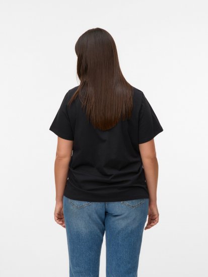 Vero Moda Paulina T-Shirt Black - T-paidat - 