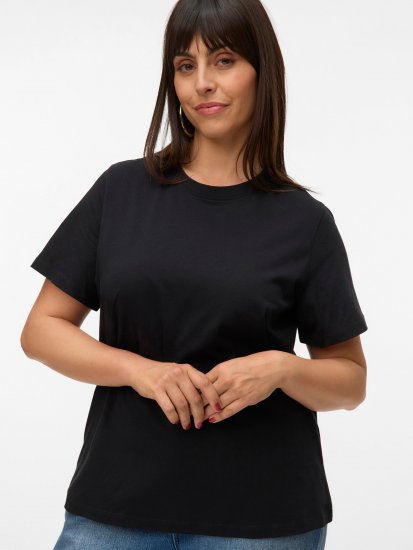 Vero Moda Paulina T-Shirt Black - T-paidat - 
