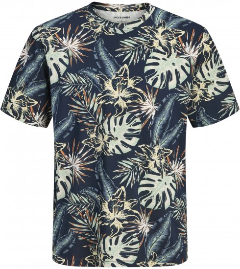 Jack & Jones Honolulu T-Shirt Navy - T-paidat - Isot T-paidat 2XL – 14XL