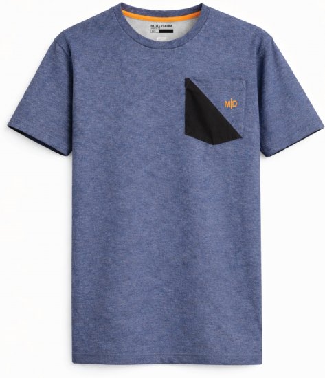 Motley Denim Milan T-paita Vaalea indigo - T-paidat - Isot T-paidat 2XL – 14XL