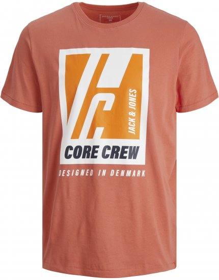 Jack & Jones Spring Logo T-Shirt Pink - T-paidat - Isot T-paidat 2XL – 14XL