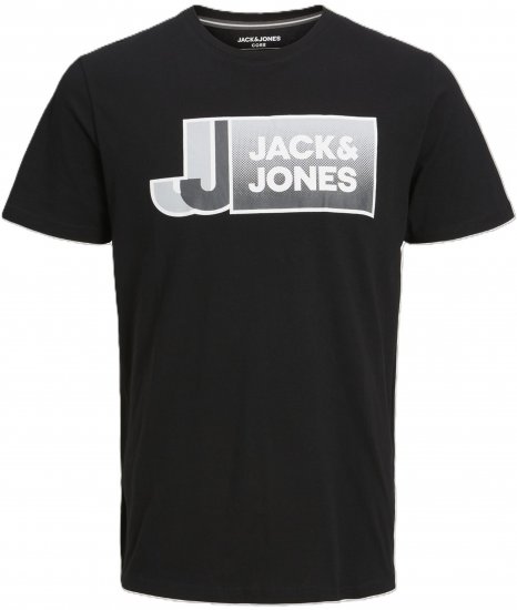 Jack & Jones Logan T-Shirt Black - T-paidat - Isot T-paidat 2XL – 14XL