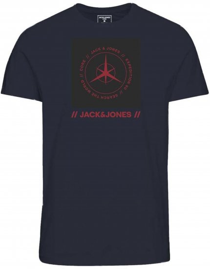 Jack & Jones Conrad T-Shirt Navy - T-paidat - Isot T-paidat 2XL – 14XL