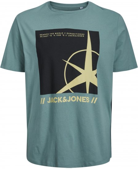 Jack & Jones Conrad T-Shirt Grey - T-paidat - Isot T-paidat 2XL – 14XL