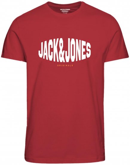 Jack & Jones Marque T-Shirt Red - T-paidat - Isot T-paidat 2XL – 14XL