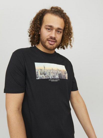 Jack & Jones Copenhagen Photo T-Shirt Black - T-paidat - Isot T-paidat 2XL – 14XL
