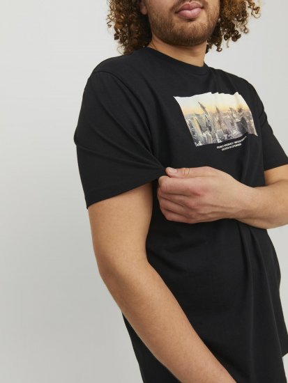 Jack & Jones Copenhagen Photo T-Shirt Black - T-paidat - Isot T-paidat 2XL – 14XL