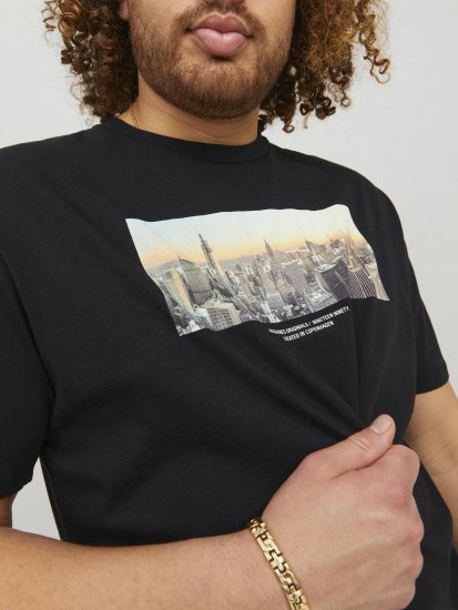 Jack & Jones Copenhagen Photo T-Shirt Black - T-paidat - Isot T-paidat 2XL – 14XL