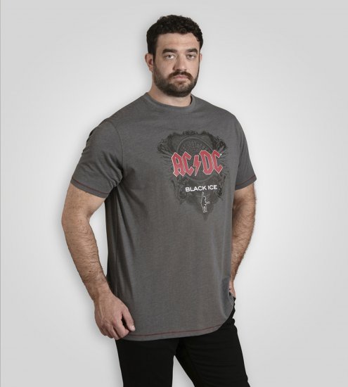 D555 Clydebank T-Shirt Official AC/DC Black Ice Grey - T-paidat - Isot T-paidat 2XL – 14XL