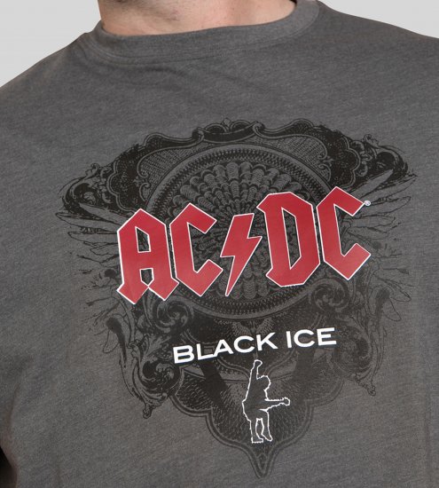 D555 Clydebank T-Shirt Official AC/DC Black Ice Grey - T-paidat - Isot T-paidat 2XL – 14XL