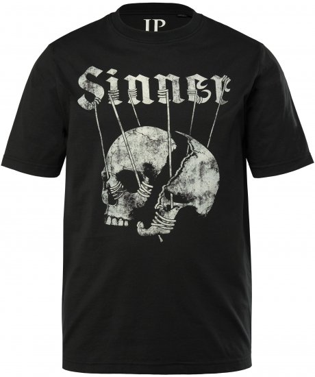 JP1880 T-Shirt Sinner Black - T-paidat - Isot T-paidat 2XL – 14XL