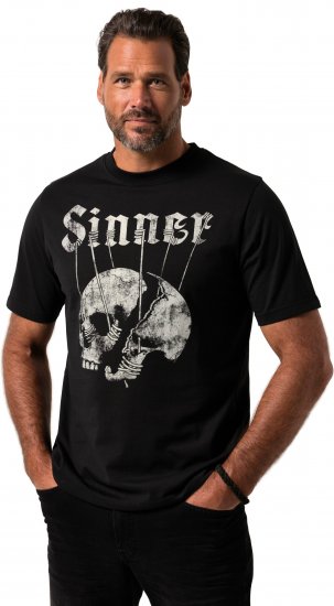 JP1880 T-Shirt Sinner Black - T-paidat - Isot T-paidat 2XL – 14XL