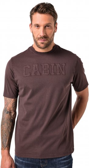 JP1880 T-Shirt Cabin Vintage Mocha TALL - MIESTEN VAATTEET MT-6XLT - Pitkien miesten vaatteet
