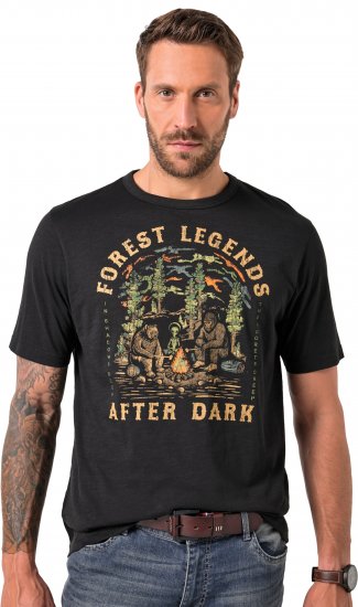 JP1880 T-Shirt Short Sleeve Forest Legends Black - T-paidat - Isot T-paidat 2XL – 14XL