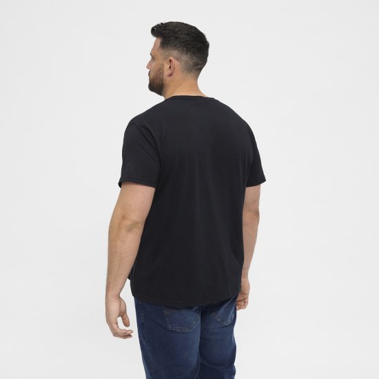 North Latitude T-Shirt O-Neck Black TALL - TALL T-paidat - T-paidat pitkille miehille 