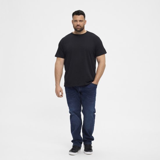 North Latitude T-Shirt O-Neck Black TALL - TALL T-paidat - T-paidat pitkille miehille 