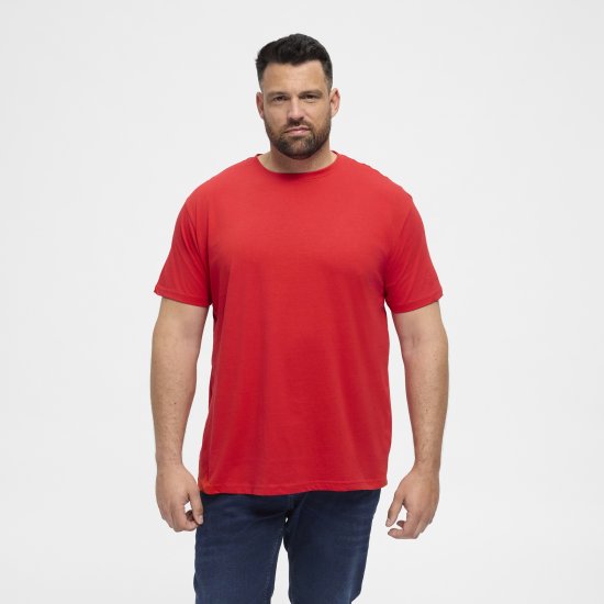 North Latitude T-Shirt O-Neck Red TALL - TALL T-paidat - T-paidat pitkille miehille 