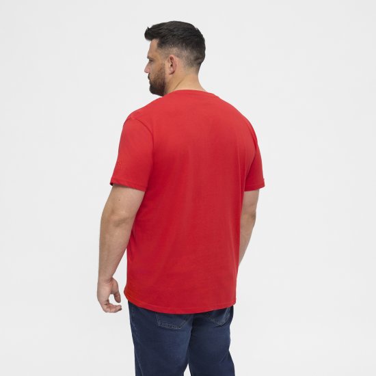 North Latitude T-Shirt O-Neck Red TALL - TALL T-paidat - T-paidat pitkille miehille 