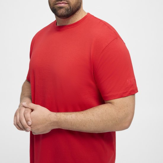 North Latitude T-Shirt O-Neck Red TALL - TALL T-paidat - T-paidat pitkille miehille 
