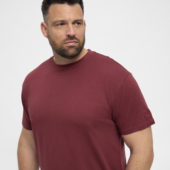North Latitude T-Shirt O-Neck Bordeaux TALL - TALL T-paidat - T-paidat pitkille miehille 