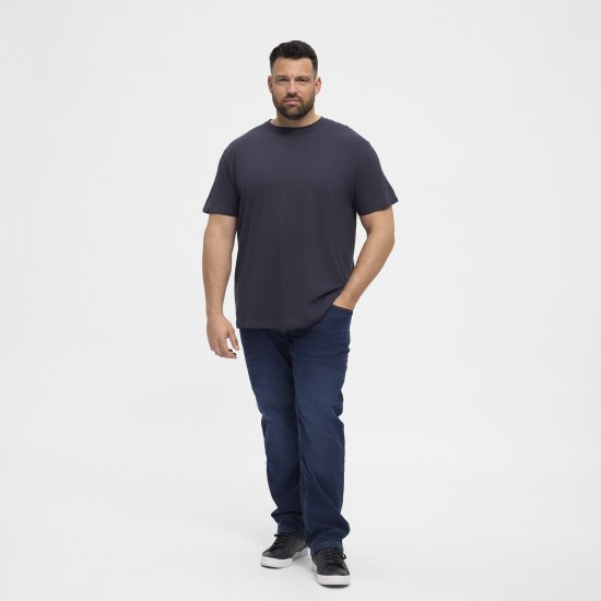 North Latitude T-Shirt O-Neck Navy Blue TALL - TALL T-paidat - T-paidat pitkille miehille 