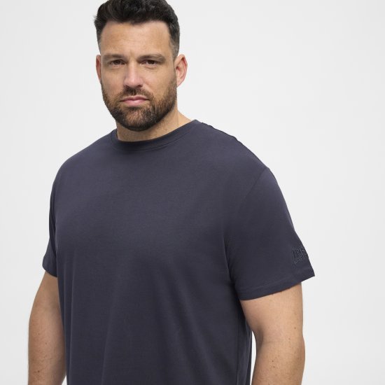 North Latitude T-Shirt O-Neck Navy Blue TALL - TALL T-paidat - T-paidat pitkille miehille 