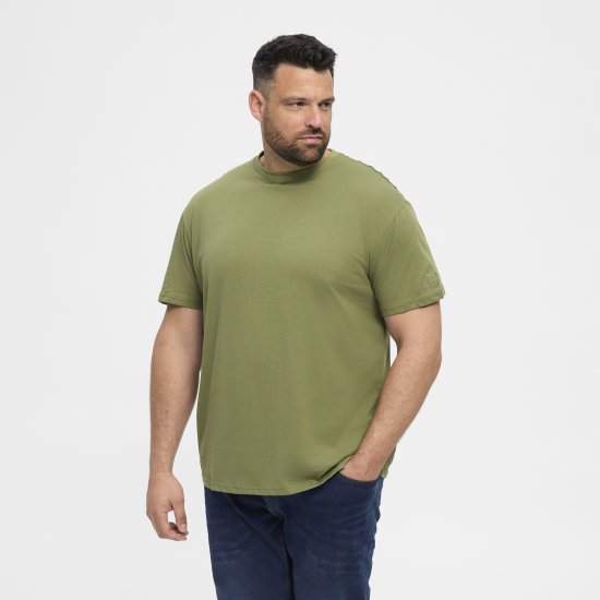 North Latitude T-Shirt O-Neck Olive Green TALL - TALL T-paidat - T-paidat pitkille miehille 