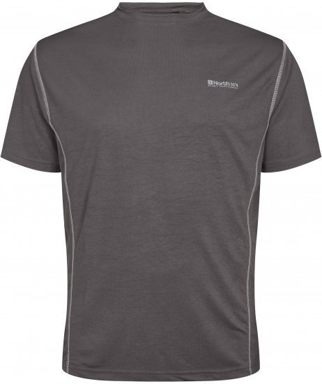 North Latitude T-Shirt Tech Grey TALL - MIESTEN VAATTEET MT-6XLT - Pitkien miesten vaatteet