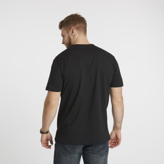 North Latitude Denim Printed T-Shirt Black TALL - TALL T-paidat - T-paidat pitkille miehille 