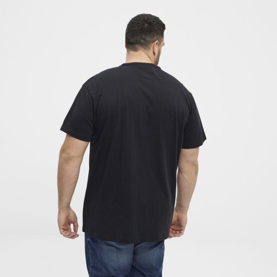 North Latitude Denim Printed Logo T-Shirt Black TALL - TALL T-paidat - T-paidat pitkille miehille 