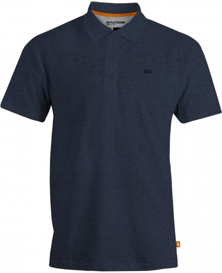 Motley Denim Bratislava Polo Dark Indigo - Pikeepaidat - Miesten isot pikeepaidat