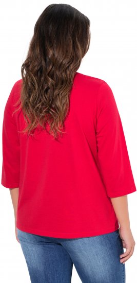 Ulla Popken City Name Graphic Tee Lychee - Painetut T-paidat naisille - 