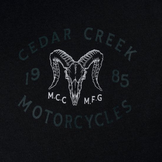 Kam Jeans 5793 Cedar Creek Reverse Print Tee Black - T-paidat - Isot T-paidat 2XL – 14XL