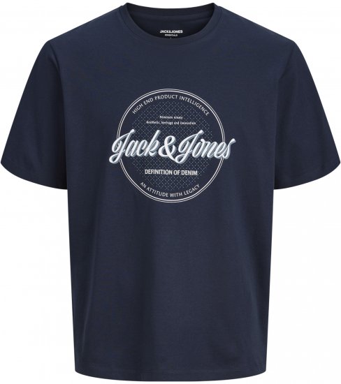 Jack & Jones Dover Denim O-Neck T-Shirt Blue - T-paidat - Isot T-paidat 2XL – 14XL