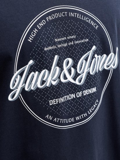 Jack & Jones Dover Denim O-Neck T-Shirt Blue - T-paidat - Isot T-paidat 2XL – 14XL