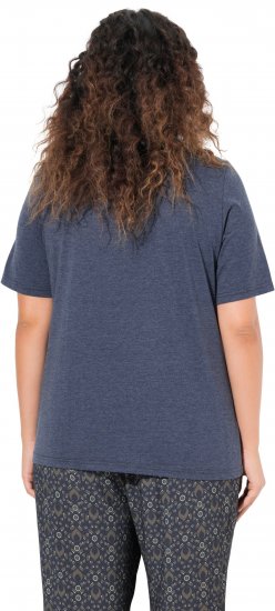 Ulla Popken Peacock Short Sleeve Graphic Tee - Painetut T-paidat naisille - 