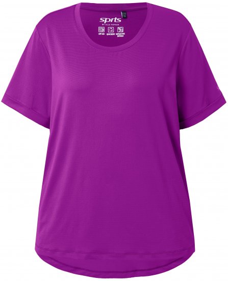 Ulla Popken UPF 50 Quick Drying Tee Blackberry - T-paidat - 