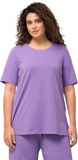 Ulla Popken Essential Round Neck Stretch Tee Pale Lilac - T-paidat - 