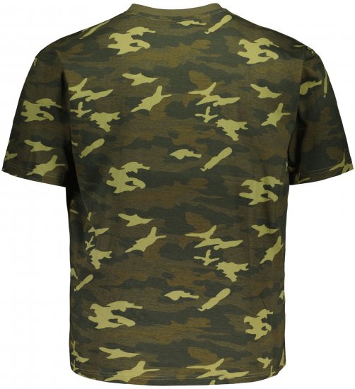 Big Bones X2175 Camo T-Shirt Green - T-paidat - Isot T-paidat 2XL – 14XL