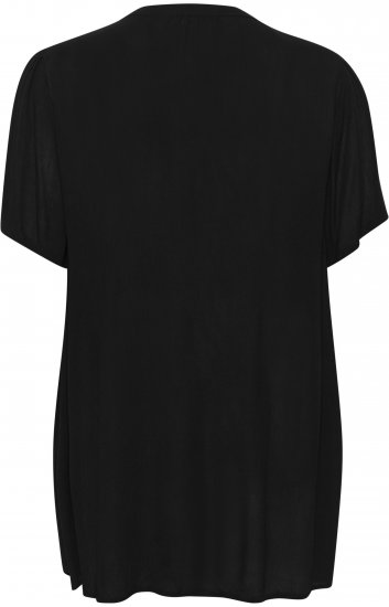 Kaffe Curve Ami Puff Tunika Musta - T-paidat - 
