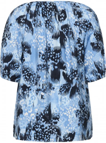 Kaffe Curve Aliana Tunic Blue Flower Animal - Tunikat - 