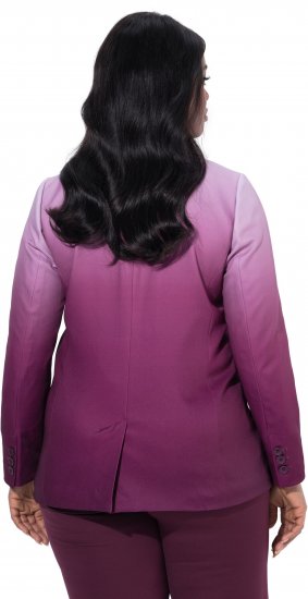 Ulla Popken Liukuvärjätty Bleiseri Marjanpunainen - Bleiserit - 