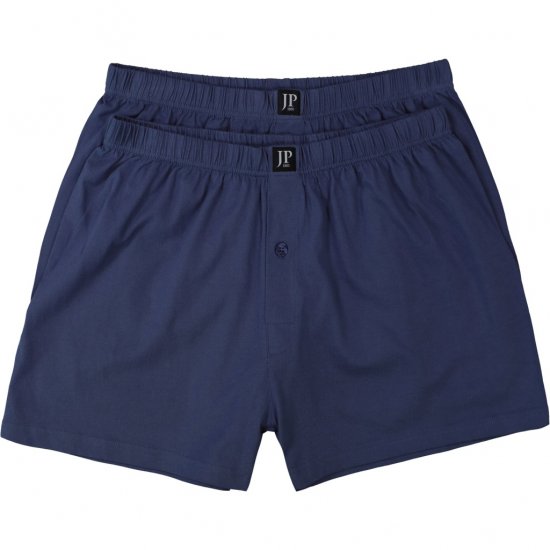 JP1880 Boxershorts OEKO-TEX Soft Stretch Blue - Alusvaatteet & uimavaatteet - Miesten Isot alusvaatteet 
