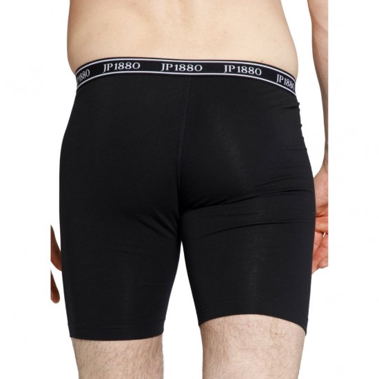 JP1880 Boxers Flexnamic OEKO-TEX Long Black - Alusvaatteet & uimavaatteet - Miesten Isot alusvaatteet 