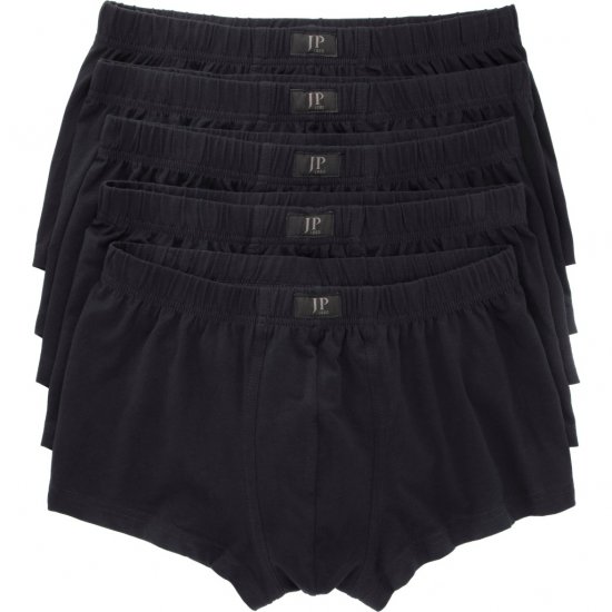 JP1880 Boxershorts OEKO-TEX 5-Pack Black - Alusvaatteet & uimavaatteet - Miesten Isot alusvaatteet 